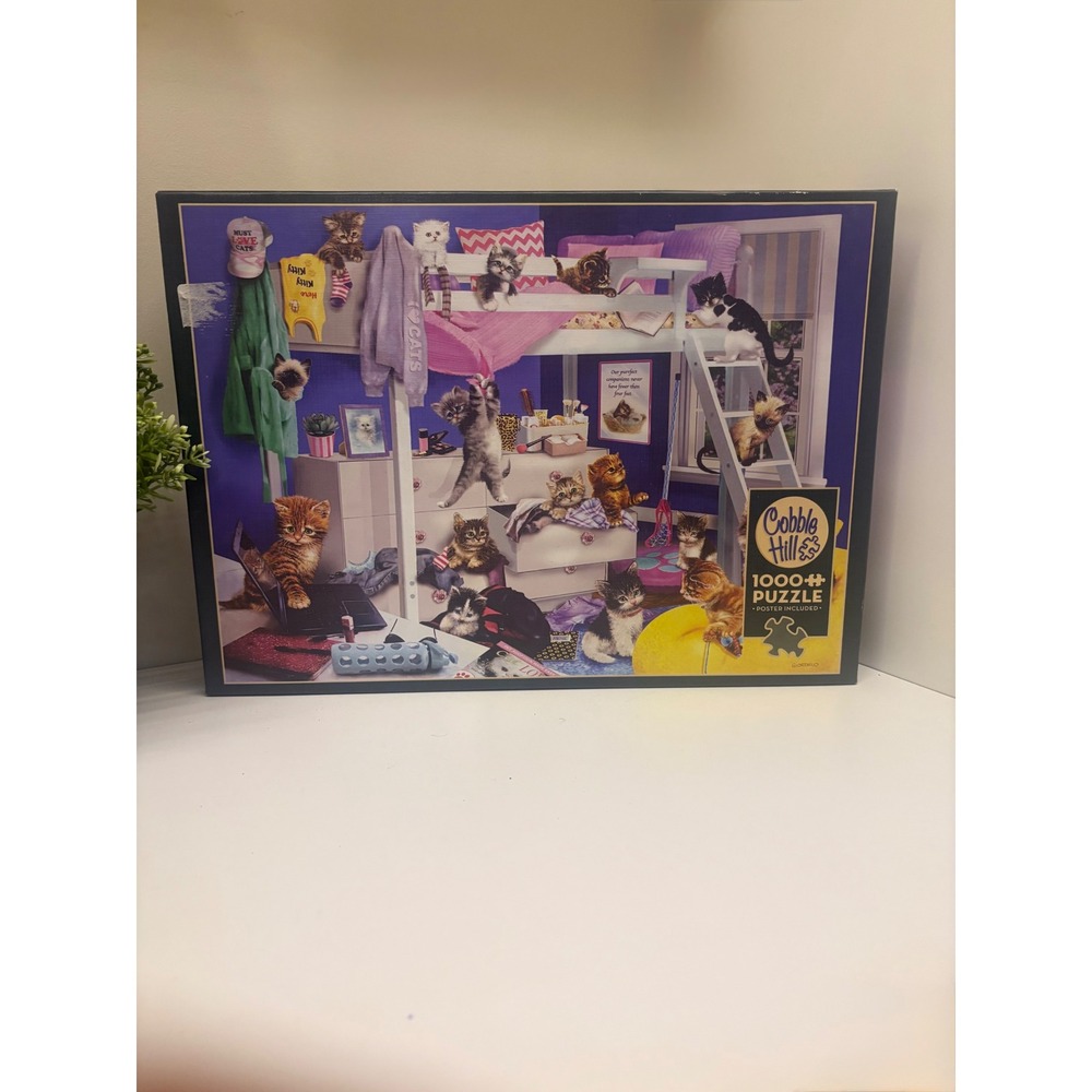 Puzzle Kitten Slumber Party Giordano Studios 80377